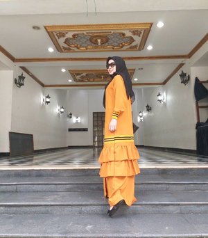 Satu langkah terselesaikan hari ini. Terimakasih Allah 😇.Dress milik @mawii.store..#clozetteid #blessed #bloggerstyle #fashionhijab #mawiistore