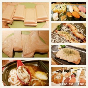 From last night dinner 😍 happy new year eve everyone 🤗 🍣🍢🍤🎉 #sushiforlife #ClozetteID #foodgasm #foodgram #foodporn #foodblogger #foodlicious #foodnotebdg #foodnotebandung #instafood #kulinerbdg #kulineraddict #kulinerbandung #bandungfoodies #eatoutbdg #Japanesefood #Ramen #Udon #Sushi #salmon #ogura #icecream