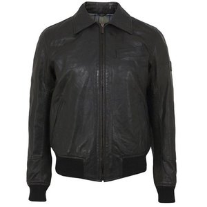 Belstaff Leather Kutum Antique Black Men Jacket