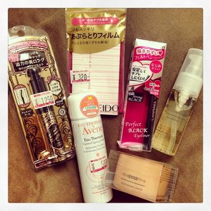 the essentials. what i've got for myself is even lesser than what I bought for friends and relatives :D

#clozette #clozetteid #clozettedaily #japan #haul #skincare #makeup #trip #holiday #muji #majolicamajorca #canmake #shiseido #avene #cleansinoil #moisturizer #mascara #eyeliner