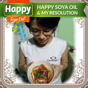 Resolusi 2015: More salad everyday with healthy ingredients only! More green stuff for my body, green salad, green juice and go green lifestyle for better future! Amiiin.. :) #clozetteID #HSOResolution