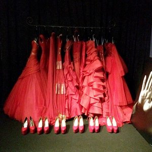 Backstage by @didibudiardjo - Pilgrimage Exhibition.. Red inspiration.. Extended to Februari 1st 2015.. ❤️ #clozette #clozetteid #clozettegirl #fashion #fashionid #fashiondesigner #fashionexhibition #backstage #redpasiionred #glamour #glamourred #indonesiacantik