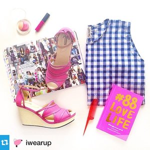 Happy life is simple..
Thanks UP and diana... So happy to found this tartan sleeveless top pose with one of my fav book this month..
I gave the books for my besties hehehehehee.. Every sweet sweet girls of mine should have it too 😍 #Repost @iwearup with @repostapp. ・・・ Happy Tuesday, ladies! We're bringing back the oldie but goodie MILLIE PINK! ❤️ www.iwearUP.com

#iwearUP #weloveUP #ootdindo #madeinindonesia #localbrand #olshopindo #olshop #clozetteid #swanstwenty #swanstwentysignature #modernindonesia
