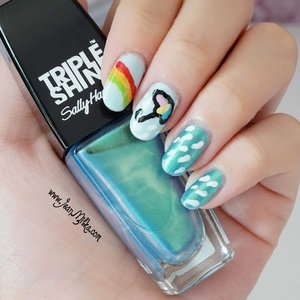 I need to admit that I really love new formula of @sallyhansen triple shine.. OMG it's so shine... -
Don't forget to join IBB x Sally Hansen Indonesia, nail art challenge... more info at 

You have chance to won Sally Hansen products worth 1 mio ...