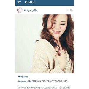 Hello everyone... can you please help me to vote this picture of mine? 
You can simply go to instagram @Senayan_City, find this picture of me and click like. Or you can just visit this link http://instagram.com/p/zBzWXLPlTp/ 
Voting will be close at sunday morning.. your click mean so much for me.. thank you ^^ #clozetteid #makeup #motd #fotd #todayface #todaymakeup #modelindo #endorsement #endorseindo #blogger #indonesianbeautyblogger #bbmeetup #bbmeetupxsency #beautyblogger #uljjang #ulzzang #kawaii #cosplay #naturalmakeup #makeupaddict #makeuplover #likeforlike