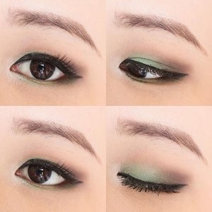 Because green is the new naturals 😙😗☺️ #clozetteid #EOTD #JeanMilkaEOTD #makeup #ThePalaceOfBeauty #BeautyGalerie
