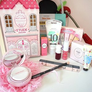 Definition of cute... sweet.. beautiful .. all in one from #etudehouse ... 😙😘 #clozettedaily #clozetteid #makeup #makeupaddict #makeupjunkie #beautyaddict #haul #beautyhaul #makeuphaul #koreamakeup #korean #etudehousekr #etude #wannabesweet #playetude #etudehouseid #etudehouseindo #etude #anycushion #cushion #bbcream #pink #pinklover #pinkholic