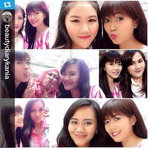 #Repost from @beautydiarykania with @repostapp --- Meet some #beautyblogger on @clinique_ind and @esteelauder Breast Cancer Awareness Campaign at PIM 2. ! ♡♡ #makeup #clinique #breastcancer #campaign #breastcancercampaign #event #beautyblogger #wearestrongertogether  #clozette  #clozetteid #clozettedaily #clozetteidgirl #beauty #selfie