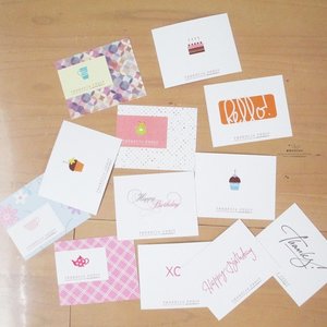 Not sure what to call this though... they are cards. Not greetings well semi greetings haha where you can write your msgs on it. It is not a proper namecard either. I dont know which one to choose to print in hundreds. hahaha which one will you pick? 
#designerindonesia #graphicindonesia #graphicdesign #designerlife #clozetteid #clozettedaily #carddesign #personalized #customdesign