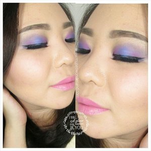 Hello ♥ A #tutorial after a good holiday. It is done by using @makeoverid trivia #eyeshadow palette in swedish party. A combination of blue and magenta purple on the eyes are just great for a party or a romantic event.#eotd #auroramakeup #makeup #beauty #youtube #youtubeindonesia #belajarmakeup #kelasmakeup #makeuptutorial #beautyguru #universodamaquiagem #universodamaquiagem_oficial #anastasiabeverlyhills #wakeupandmakeup #zukreat #auroramakeup #beautyblogindonesia #beautyblogger #indonesiablogger #clozetteid #clozettedaily #fdbeauty #fimela #instadaily #followme #hudabeauty