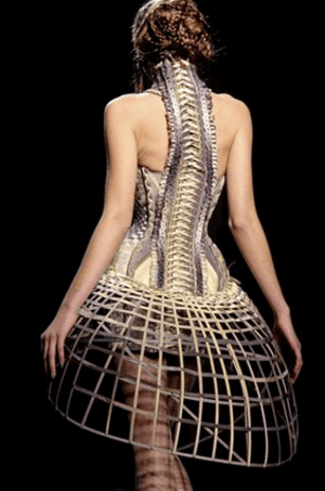 Spine corset, Jean Paul Gaultier. 