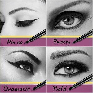 Which one is your favorites? Mine is smokey :)
Let's join @clozetteid quiz and win 5 Benefit They’re Real! Push-up Liner!
Click to http://goo.gl/vHIISj
#clozetteid #quiz #benefit #contest #eyeliner #eyes #freeprize #makeup #makeupoftheday #beauty #makeupjunkie #smokey #dramatic #bold #pinup