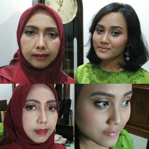 These two gorgeous mother and daughter are brushed by yours truly. Thank you for trusting me with your make up :D #makeupbyme #makeupartist #muajakarta #mualife #beautyblogger #indonesiabeautyblogger #makeupaddict #beautyjunkie #redlips #clozetteid #nofilter #untouchedup #noedit #justmakeup #reiiputt