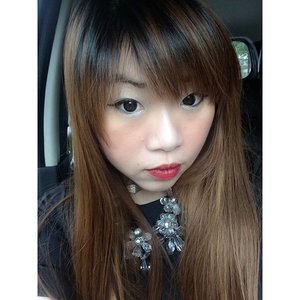 #fotd #motd #makeup #selfie #girl #asian #clozetteid #clozetteidgirl #meanface #bitchrestingface with the currently overused @nyxcosmetics #mattelipstick in #alabama from @cherries_katherin