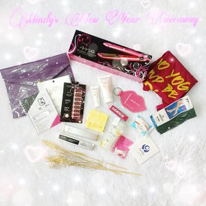 Hey guys!Masih dalam spirit tahun baru dan upcoming Chinese New Year, i am holding another giveaway to celebrate it and to show my appreciation for your support 😘😘😘. Untuk giveaway kali ini hadiah utamanya ada hair straightener lho, plus ada makeup, skin care, nail products, sampe clutch dan planner (total 17 items!) - all for ONE lucky winner 😍! The rules are really easy as usual :1. Follow me (obviously,  and don't unfollow after the giveaway or imma block ya!). 2. ‎Follow @sbybeautyblogger , @_aphrodites_ because if you support me then you gotta support my babies too 😁.3. ‎Tell me your best and worst moment on 2018 and what is your dream/goal for 2019.4. ‎You can only enter using your personal account (not online shop/giveaway account/etc) and make sure it's not locked.5. ‎Tag 3 of your friends and ask them to join this giveaway too.6. ‎Giveaway is open until 12th of April midnight (only for Indonesian resident or at least who owns Indonesian address) and i will announce the winner on Valentine's Day 😍😍😍. Good luckkk! #giveaway #giveawayindonesia #giveawayid #bagibagihadiah #hadiahgratis #makeupgratis #giveaways #clozetteid #catokan  #catokangratis #infogiveaway #sbybeautyblogger #bloggerceria #beautynesiamember #blogger #bblogger #bbloggerid #beautybloggerindonesia #beautybloggerid #influencer #beautyinfluencer #makeup #beauty #freeproducts #fashion #bloggerperempuan #produkgratis #gratisan