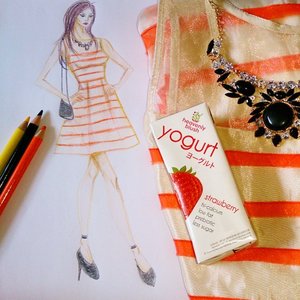 A rough sketch about what to wear to JFW this weekend 😉 feat @heavenlyblushyogurt #yogurtarian #heavenlyblushjfw #fashion #fashionsketch #fashionillustration #fashiondesign #ootd #drawing #clozetteid