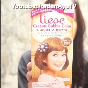 How to dye your hair at home with Liese Creamy Bubble Colour 👯❤Watch full video 👉 http://bit.ly/howtoliese #ivgbeauty #ivgcommunity #indobeautygram #clozetteid #hudabeauty
