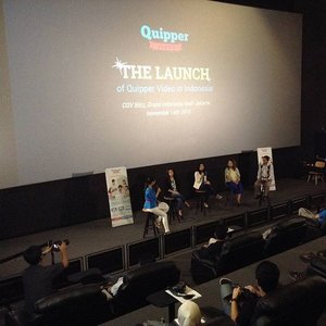 Suasana Press Conference Grand Launching @Quipper_ID di CGV Blitz Grand Indonesia kemarin. Belajar jadi lebih seru! Bisa dimana & kapaaaann aja #GoQuipper #BelajarSeru #clozetteid