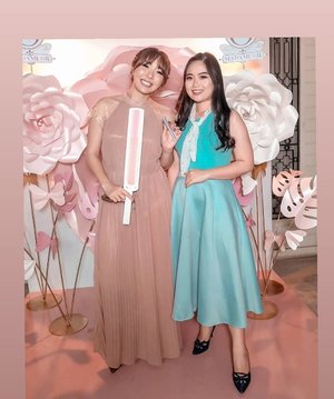 Yesterday for the launching of @madame.gie with @beautyjournal, congrats ci @gisel_la! They got full range of affordable, yet high quality cosmetics, to prove you that you can be #CantikEkonomis, will do a review soon on the blog, meanwhile, check out their website! .
.
#GrandLaunchingMadameGie #BeautyJournal #madamegiexbeautyjournal #clozetteid