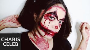 Bloody clown 👻 #charis #charisceleb #halloweenwithcharis @charis_official
