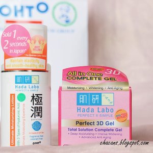 Review about Hada Labo Perfect 3D Gel & Ultimate Moisturizing Lotion is up on my blog. Please kindly check out on chacans.blogspot.com or direct link on my bio✨