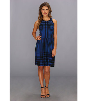 Marc New York by Andrew Marc Jacquard Dress MD4W2163 Blue Jay - Zappos.com Free Shipping BOTH Ways