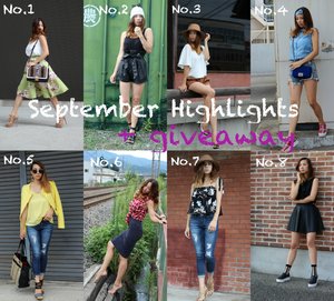 September Highlights + Giveaway! Hi girls I made a short review of my September looks, which one is your favorite? I have a little surprise too, just go to my blog and you will find out more. It's super easy to participate, just follow my blog and comment on my post which look is your favorite. Here the direct link : http://jenniferbachdim.com/2014/10/10/september-highlights-giveaway/