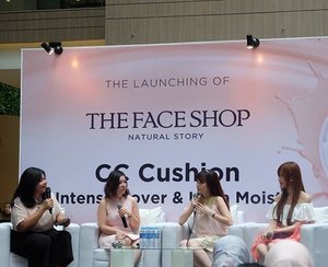 Look who's there with us at the face shop CC Cushion Launchig 😆 - @jessyamada @margareth_angelina  @thefaceshopid @kawaiibeautyjapan #cclaunching #intensecover #ultramoist #clozetteid #starclozetter #beautyblogger