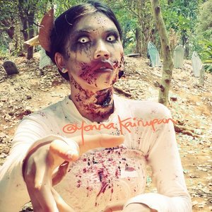 The Infamous #Zombie #Bride of #IZoC. Catch her at #JakartaHalloweenFestival until Nov 2nd 2014.. #MakeupArtist : #YonnaKairupan
Zombie: Novia

#makeupbyyonna #ClozetteID #MakeupArtist #SPX #SpecialEffects