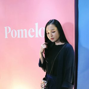 Thanks @clozetteid and @pomelofashion for having me! It was nice to see your collection, there are some items on my wishlist😍❤ #clozetteid #PomeloFall18 #trypomelo