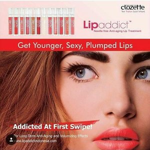 Simple way to make my lips sexy  and younger... 😍😍😍 Be mine please! @lipaddict.indonesia @clozetteid 
Let's join #lipaddictgiveawaysclozette @anna_efan @vliciana @moonlite338 #clozetteID