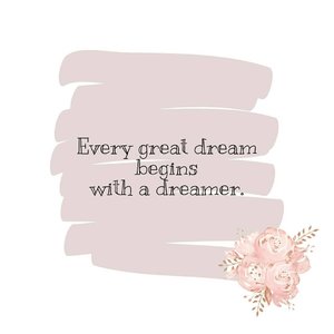 Every great dream begins with a dreamer. #clozetteID