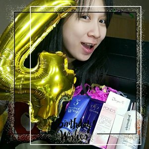 Happy Birthday @clozetteid !!! wish you all the best ❤Thank you for every #clozetteun4gettable moments as #starclozetter ❤❤❤ Thank you for the surprise Clozette Box also 😍😍😍😍😍😍 there are many great products inside 😍 love it so much 😘.@pondsindonesia@senkaindonesia@jacquelle_official@zap_beauty.#clozetteID