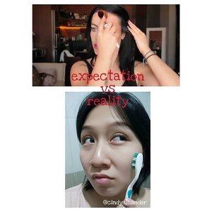 Expectation vs Reality... When tooth brush is the only brush that you have 😱😱
#beautymeme #9gag #dagelan
------------------
💌  alca.alca.belle@gmail.com
✏ alcaalcabelle.blogspot.com
💻 https://www.youtube.com/c/CindyAlcander1789
------------------
#makeup  #makeupenthusiast  #makeupjunkie #makeupporn  #makeuplook  #beautyblogger #beautyvlogger #starclozetter #beautybloggerindonesia #clozetteID #alca_girl #alcaalcabelle.blogspot.com  #오늘 #인스타그램 #스타그램 #셀카스타그램 #셀피스타그램 #셀카 #셀피 #뷰티 #뷰티스타그램 #뷰티블로거 #블로거 #2016년