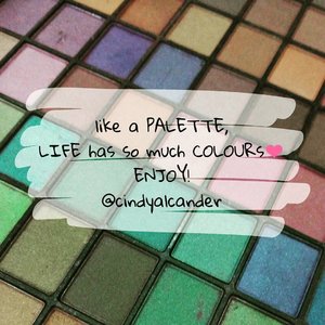 like a PALETTE,
LIFE has so much COLOURs❤
ENJOY!
.
My lovely palette : @elfcosmetics
.
#alca_quote
#clozetteID