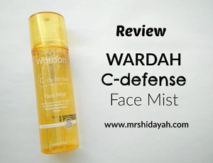 New in blog! @wardahbeauty C-defense Face Mist with orange scent. Link on bio.
#wardahbeauty #CIDskincare #clozetteID #skincare #facemist #localbrand