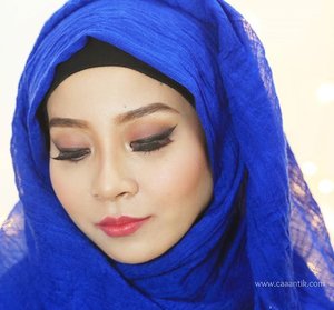 More look on today's makeup. Day 3 of #100daysmakeupchallenge More on my blog 👉 www.caaantik.com ❤#motd #fotd #clozetteid #makeup #starclozetter #CaaantikBeautyBlog #girlysaputri