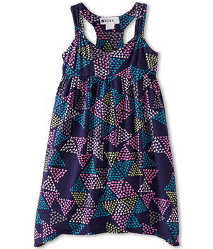 Roxy Kids Beach Knoll Dress (Big Kids) Indigo Triangle Pattern - Zappos.com Free Shipping BOTH Ways