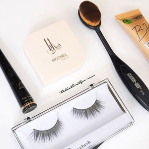 These beauty products are my favourites in March. Check out my thoughts about these on my blogwww.talkativetya.com/2016/03/march-2016-beauty-favourites.html . .@silmys eyelash, @garnierindonesia BB cream, @mazayaindonesia Zahra Blush on, @inezcosmetics Fine Line Eyeliner . .#talkativetya #beautyproducts #favourites #bbcream #ovalbrush #blushon #fakelashes #eyelashes #bulumata  #latepost #beautybloggerIndonesia #bblogID #indonesianbeautyblogger #bbloger #hijabpashmina #hijabrawis #indonesianhijabers #indonesianhijabblogger #clozetteID #beautybloggerID
