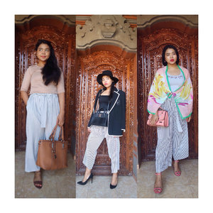 Outfit repetition is not a crime: three ways styling culottes pants, is up in my blog! 👯🎉
.
.
.
.
.
.
#baliblogger 
#balilife
#balifashionblogger 
#stylingculottes 
#lykeambassador 
#clozette 
#clozetteid