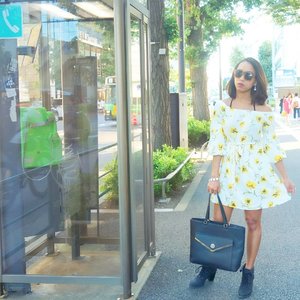 #latepostMy flower dress outfit of the day. ❤❤ #sakuralisha #independentwoman#indonesianbeautyblogger #japan #harajuku #beautybloggers #travellife #travelblogger #travel #travelling #followforfollow #likeforlike #followback #followme #follow4follow #likeforfollow #ootd #fashion #outfit #fashions  #beautyblogger #outfits #dress  #forever21 #fashionoftheday #outfitoftheday #clozetteid