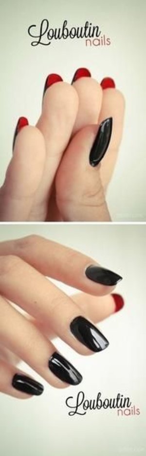 This can be perfect combination for your nails if you have Louboutin shoes to match with your nails that will be more perfect. maybe it is not easy to do it yourself Louboutin shoes but for that reason is easy to make Louboutin nails by yourself.