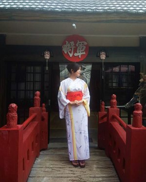 Konnichiwa from Malang 🎌🎎 #lisalimtravels #clozetteid #wearingkimono #japanesestyle