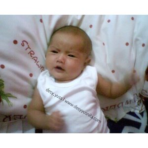 #throwback #naeemaazkadinaristianto when she was 3 months. So cute.....#daughter #clozetteid #babygirl