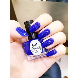 Yuhuu i'm in blue #nail #nails #ciate #nailpolish #clozetteid #fdbeauty