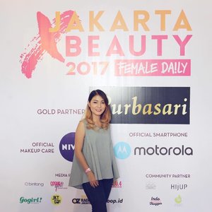 .
Attending #jakartaxbeauty2017 today.
So happy!! Thank you for free ticket, @mizzucosmetics 😘
.
#bblogger #bloggerslife #femaledaily #femaledailynetwork #fdbeauty #mizzu #clozetteid #beautyevent #potd #ootd #bestoftheday