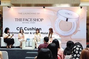 .The Launching of TheFaceShop CC Cushion Intense Cover and Ultra Moist with @jessyamada and @margareth_angelina .#cclaunching #ultramoist #intensecover #beautyevent #beautyblogger #bloggerslife #indonesianbeautyblogger #ClozetteID #StarClozetter