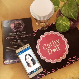 .I'm at Meet & Greet with @cathydollindonesia Road to Asian Beauty Blogger 😍.#cathydollindonesia #cathydollblogger #cathydollbeautyblogger  #ClozetteID #StarClozetter