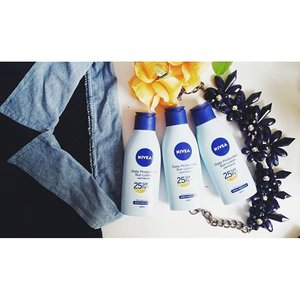 Always protected under the sun with these lotion from @nivea_id #clozetteid #skincare #nivea #enjoythesun