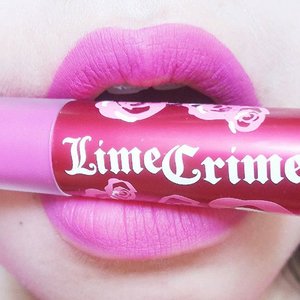 Swatch of @limecrimemakeup in shade utopia , if only lime crime is not so expensive here I would get them all.  The formula is just so good.  #motd #lotd #clozetteid #makeup #limecrime #utopia